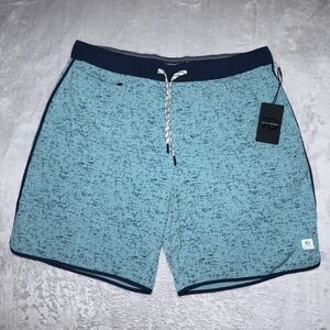 7 Diamonds 8" Core Active Hybrid Shorts Blue Dotted Drawstring  Sz XXL - $69 NWT